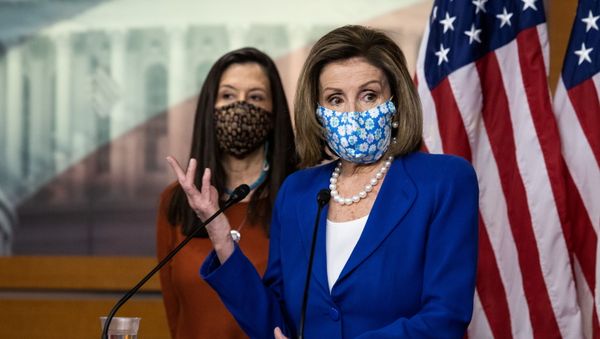 Speaker of the House Nancy Pelosi (D-CA) speaks at a news conference on Capitol Hill, in Washington, U.S., March 19, 2021 - Sputnik International