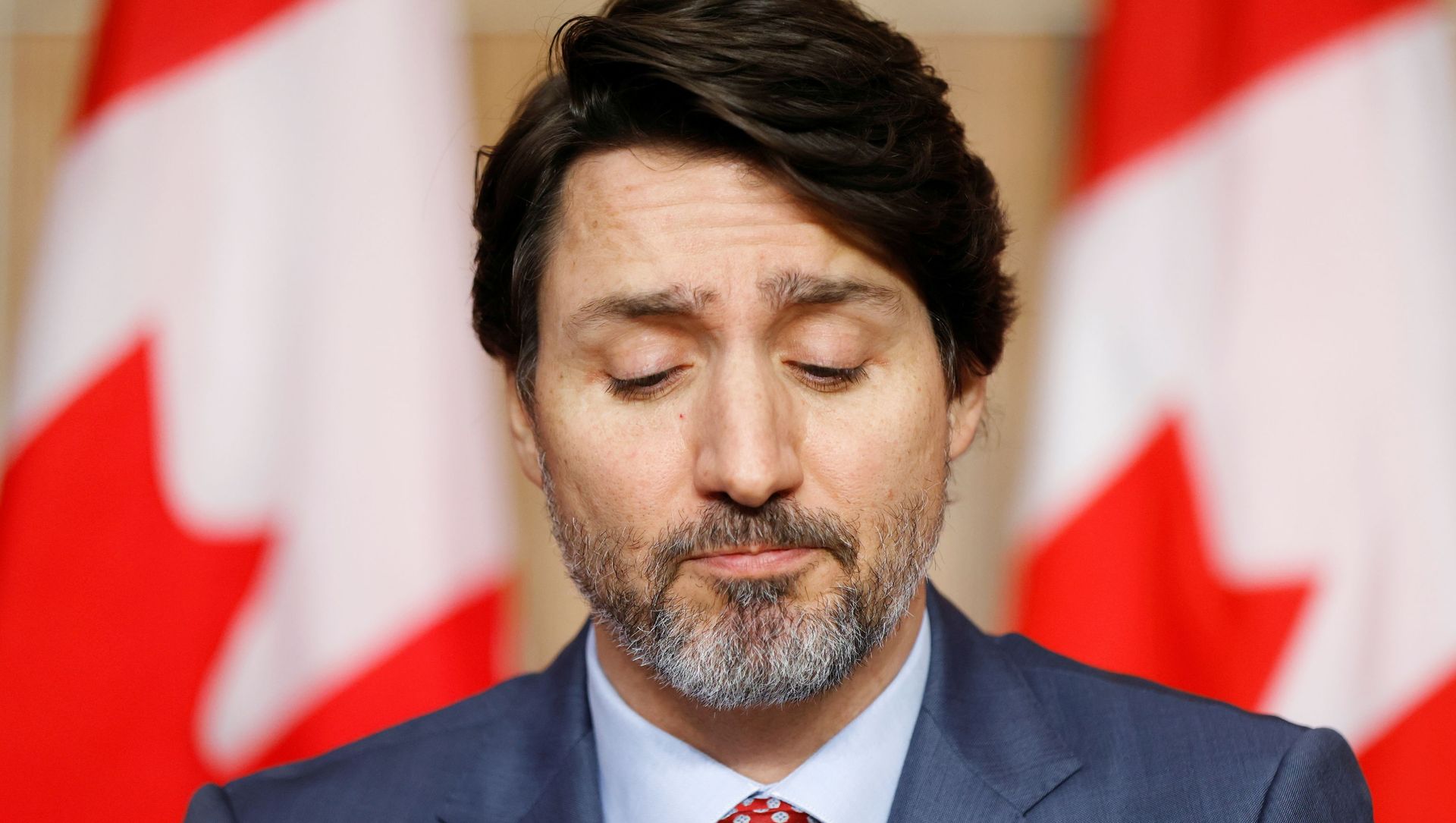 Canada's Prime Minister Justin Trudeau attends a news conference, as efforts continue to help slow the spread of the coronavirus disease (COVID-19), in Ottawa, Ontario, Canada, 19 March 2021 Canada's Prime Minister Justin Trudeau attends a news conference, as efforts continue to help slow the spread of the coronavirus disease (COVID-19), in Ottawa, Ontario, Canada, 19 March 2021 - Sputnik International, 1920, 15.04.2021