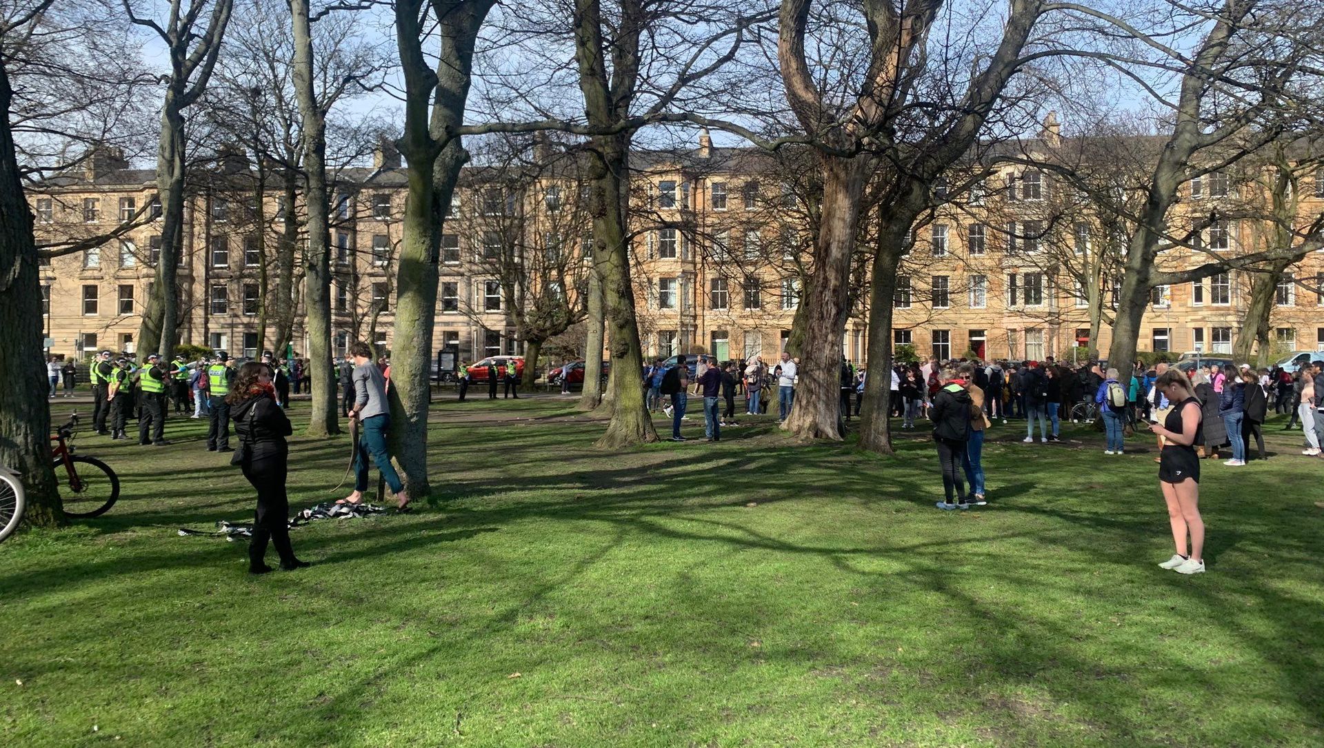 Anti-lockdown protest in Edinburgh, 20 March 2021 Anti-lockdown protest in Edinburgh, 20 March 2021 - Sputnik International, 1920, 20.03.2021