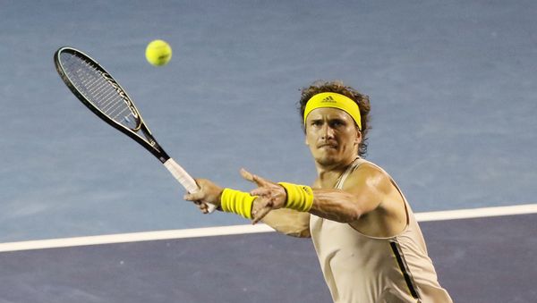 Tennis - ATP 500 - Mexican Open - The Fairmont Acapulco Princess, Acapulco, Mexico - March 19, 2021 Germany's Alexander Zverev in action during his semi final match against Germany's Dominik Koepfer - Sputnik International