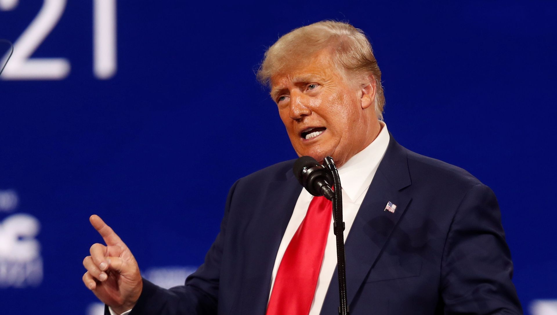 Former U.S. President Donald Trump speaks at the Conservative Political Action Conference (CPAC) in Orlando, Florida, U.S. February 28, 2021. Former U.S. President Donald Trump speaks at the Conservative Political Action Conference (CPAC) in Orlando, Florida, U.S. February 28, 2021. - Sputnik International, 1920, 22.03.2021