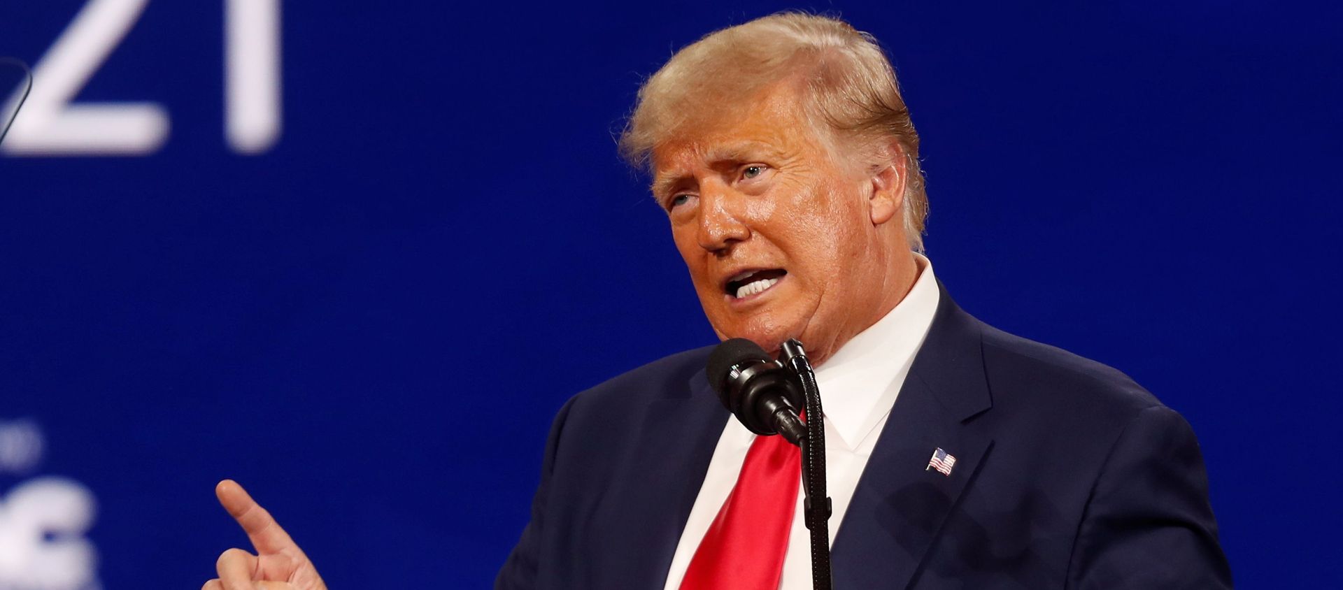Former U.S. President Donald Trump speaks at the Conservative Political Action Conference (CPAC) in Orlando, Florida, U.S. February 28, 2021. Former U.S. President Donald Trump speaks at the Conservative Political Action Conference (CPAC) in Orlando, Florida, U.S. February 28, 2021. - Sputnik International, 1920, 31.03.2021