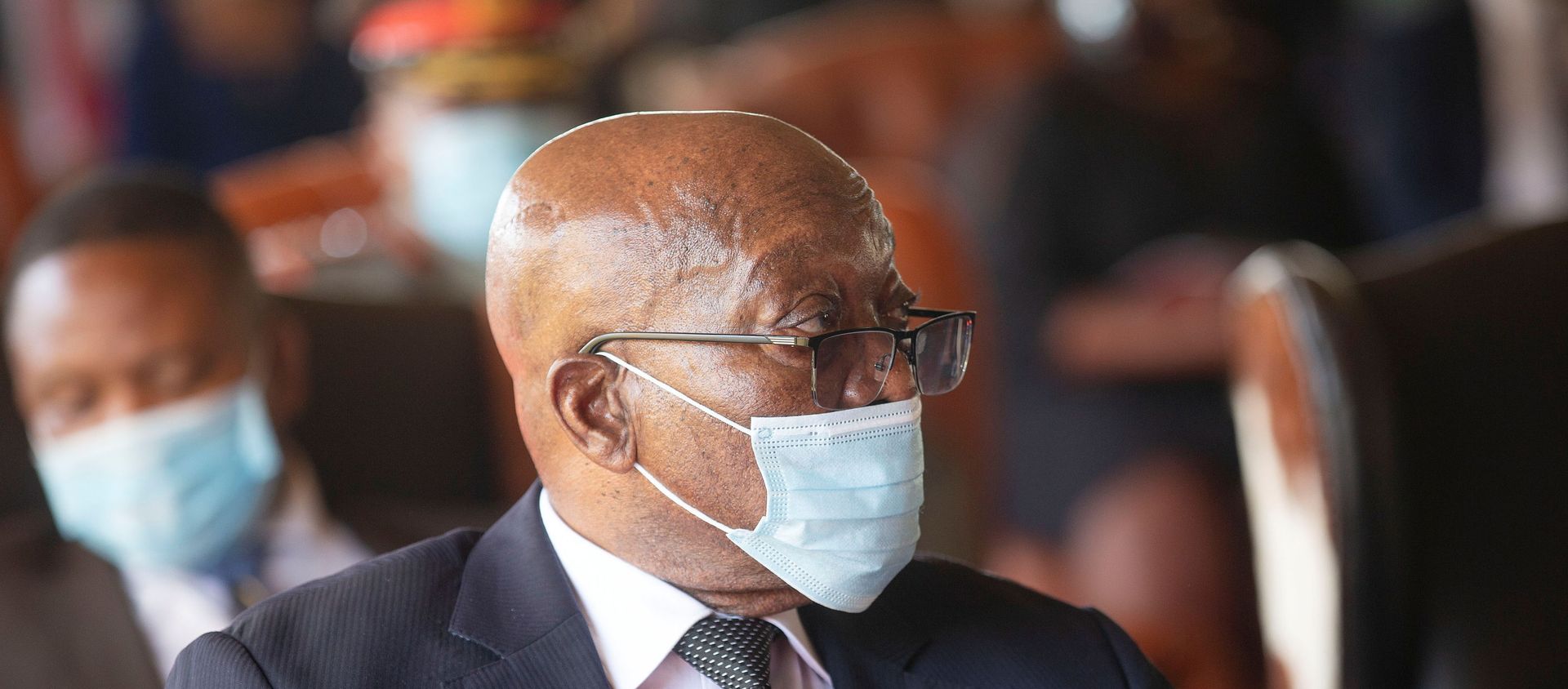 Former South African President Jacob Zuma attends the memorial service for Zulu King Goodwill Zwelithini in Nongoma - Sputnik International, 1920, 17.05.2021