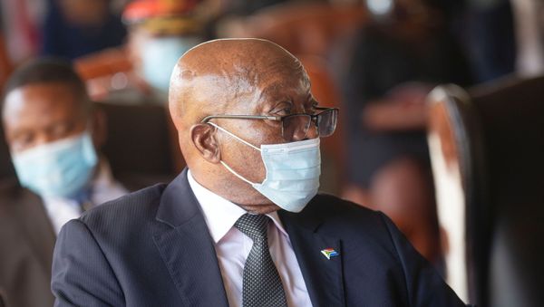 Former South African President Jacob Zuma attends the memorial service for Zulu King Goodwill Zwelithini in Nongoma - Sputnik International