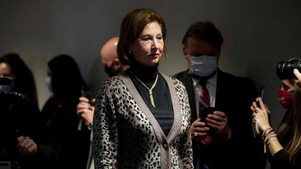 FILE PHOTO: Sidney Powell, an attorney later disavowed by the Trump campaign, participates in a news conference with U.S. President Donald Trump's personal lawyer Rudy Giuliani (not pictured) at the Republican National Committee headquarters on Capitol Hill in Washington, U.S. November 19, 2020. REUTERS/Jonathan Ernst/File Photo FILE PHOTO: Sidney Powell, an attorney later disavowed by the Trump campaign, participates in a news conference with U.S. President Donald Trump's personal lawyer Rudy Giuliani (not pictured) at the Republican National Committee headquarters on Capitol Hill in Washington, U.S. November 19, 2020. REUTERS/Jonathan Ernst/File Photo - Sputnik International