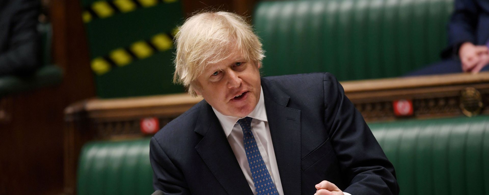 British Prime Minister Boris Johnson speaks during the weekly question time debate at the House of Commons in London, Britain, March 10, 2021 British Prime Minister Boris Johnson speaks during the weekly question time debate at the House of Commons in London, Britain, March 10, 2021 - Sputnik International, 1920, 24.04.2021