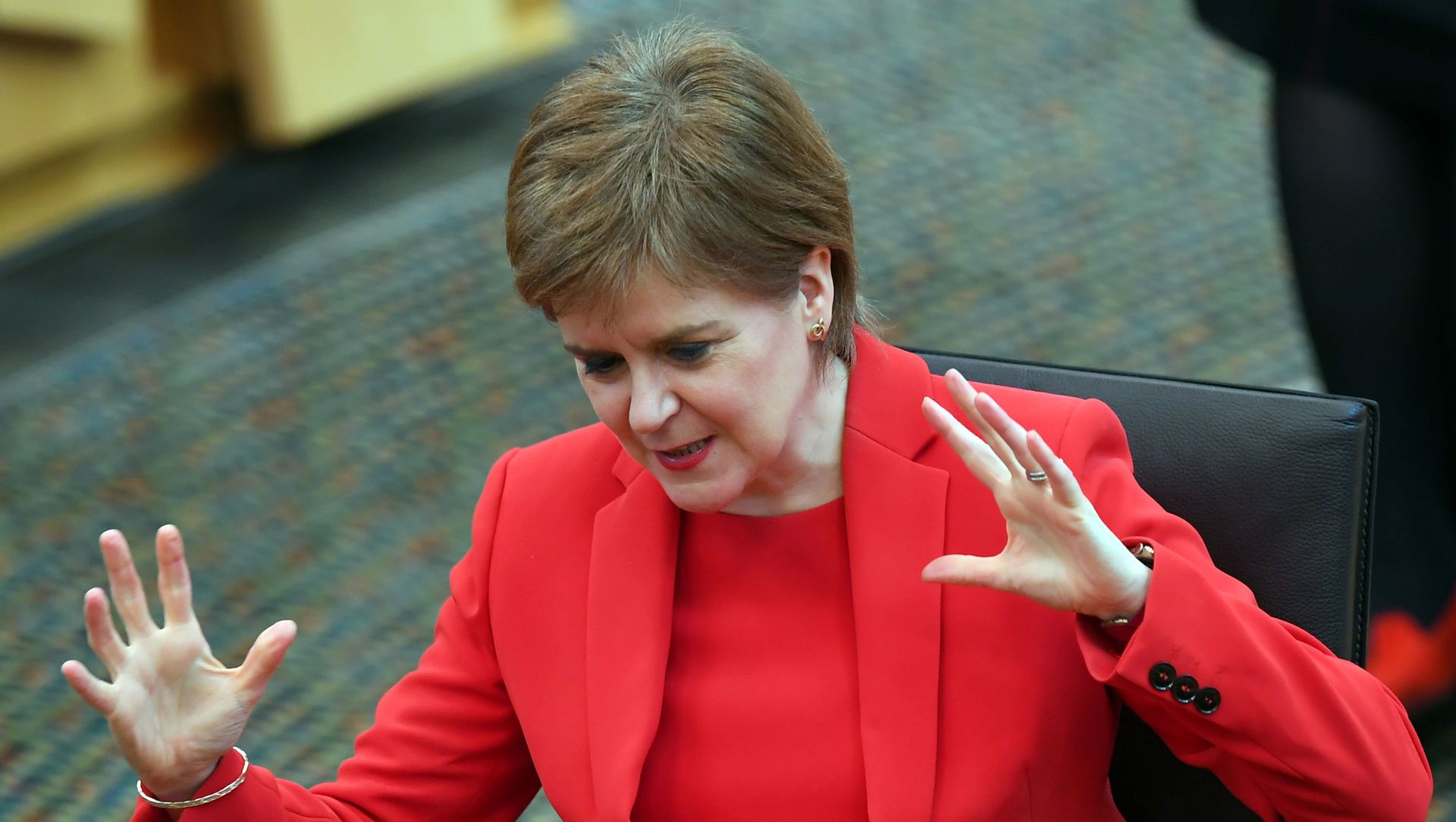 Scotland's First Minister Nicola Sturgeon attends First Minister's Questions in Edinburgh Scotland's First Minister Nicola Sturgeon attends First Minister's Questions in Edinburgh - Sputnik International, 1920, 23.03.2021