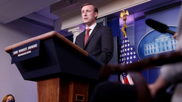 White House National Security Adviser Jake Sullivan delivers remarks during a press briefing at the White House in Washington, US, 12 March 2021. REUTERS/Tom Brenner - Sputnik International