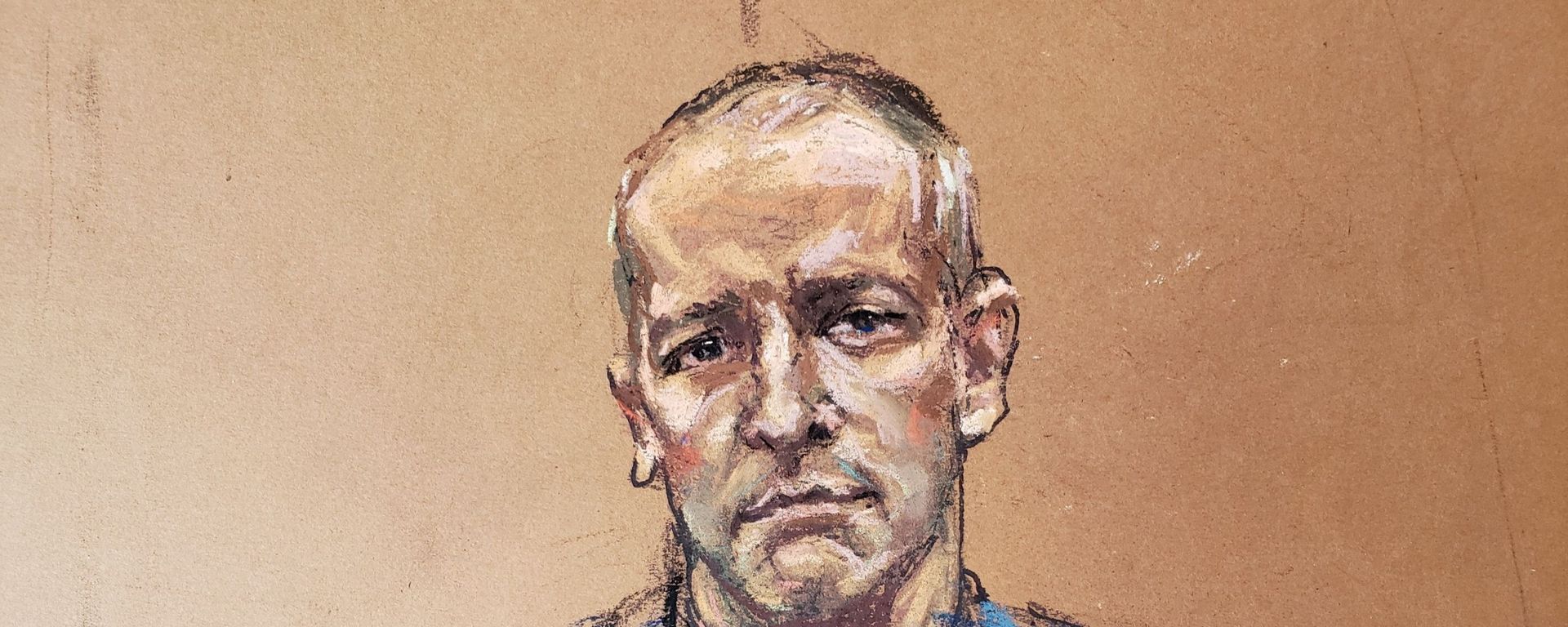 Derek Chauvin, the former Minneapolis police officer facing murder charges in the death of George Floyd, is introduced to potential jurors during jury selection in his trial in Minneapolis, Minnesota, 15 March 2021 in this courtroom sketch from a video feed of the proceedings - Sputnik International, 1920, 26.06.2021