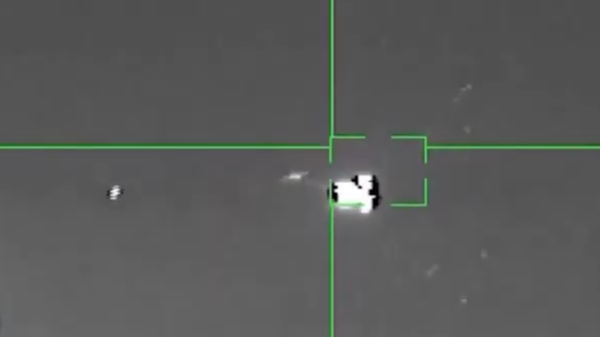 A video purported to be of a Houthi anti-air missile striking a US MQ-9 Reaper drone over Mari'b Governorate on March 23, 2021 - Sputnik International