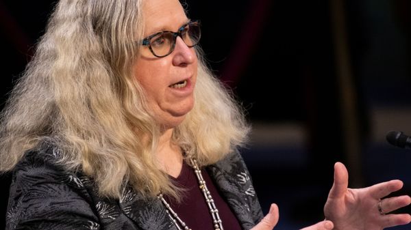  Rachel Levine speaks during her confirmation hearing to be Assistant Secretary, both of the Department of Health and Human Services before the Senate Health, Education, Labor, and Pensions committee in Washington, U.S. February 25, 2021. - Sputnik International
