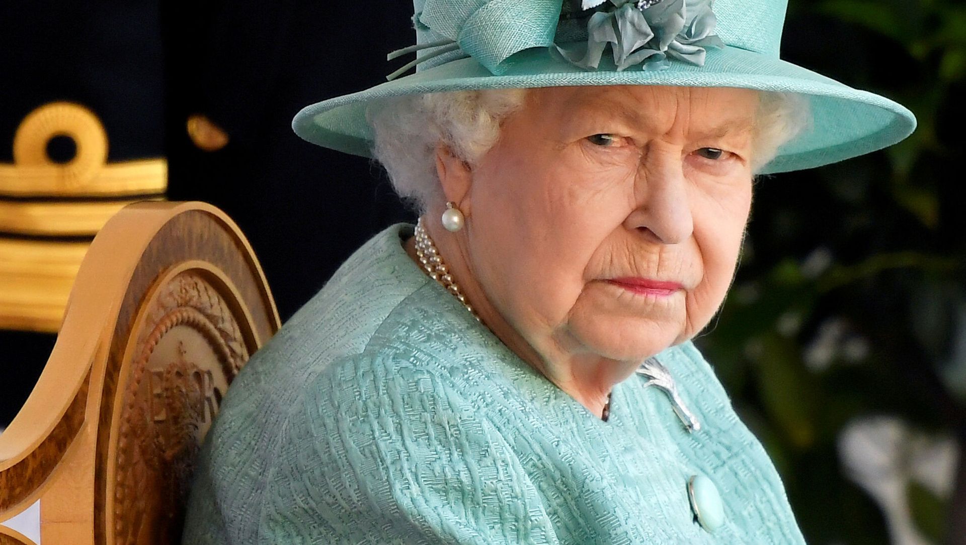 Britain's Queen Elizabeth attends a ceremony to mark her official birthday at Windsor Castle in Windsor, Britain, June 13, 2020 Britain's Queen Elizabeth attends a ceremony to mark her official birthday at Windsor Castle in Windsor, Britain, June 13, 2020 - Sputnik International, 1920, 19.04.2021