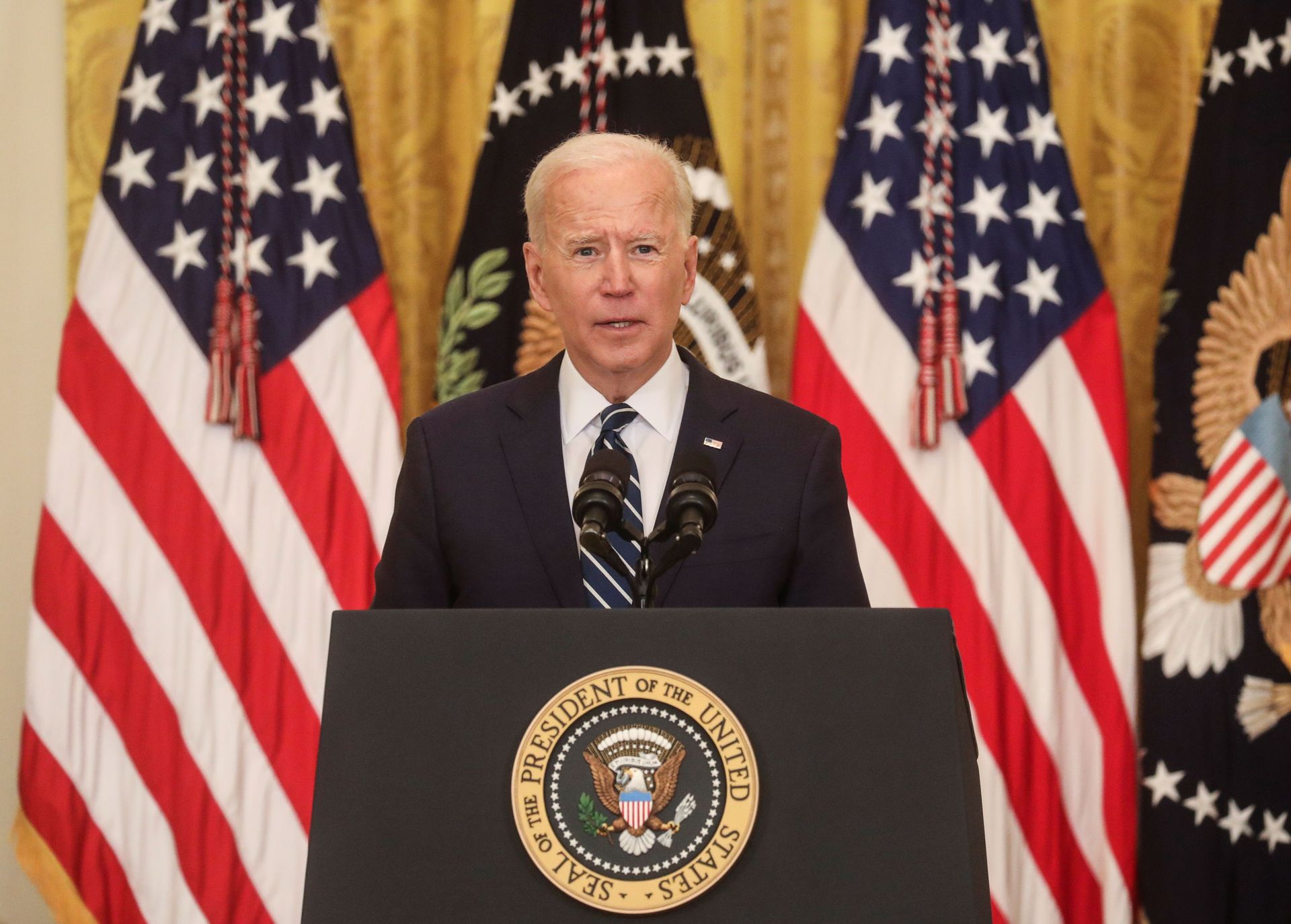 'Vacant Stare, Inappropriate Smiles': US Psychiatrist Analyses Biden's Performance at 1st Presser - Sputnik International, 1920, 27.03.2021