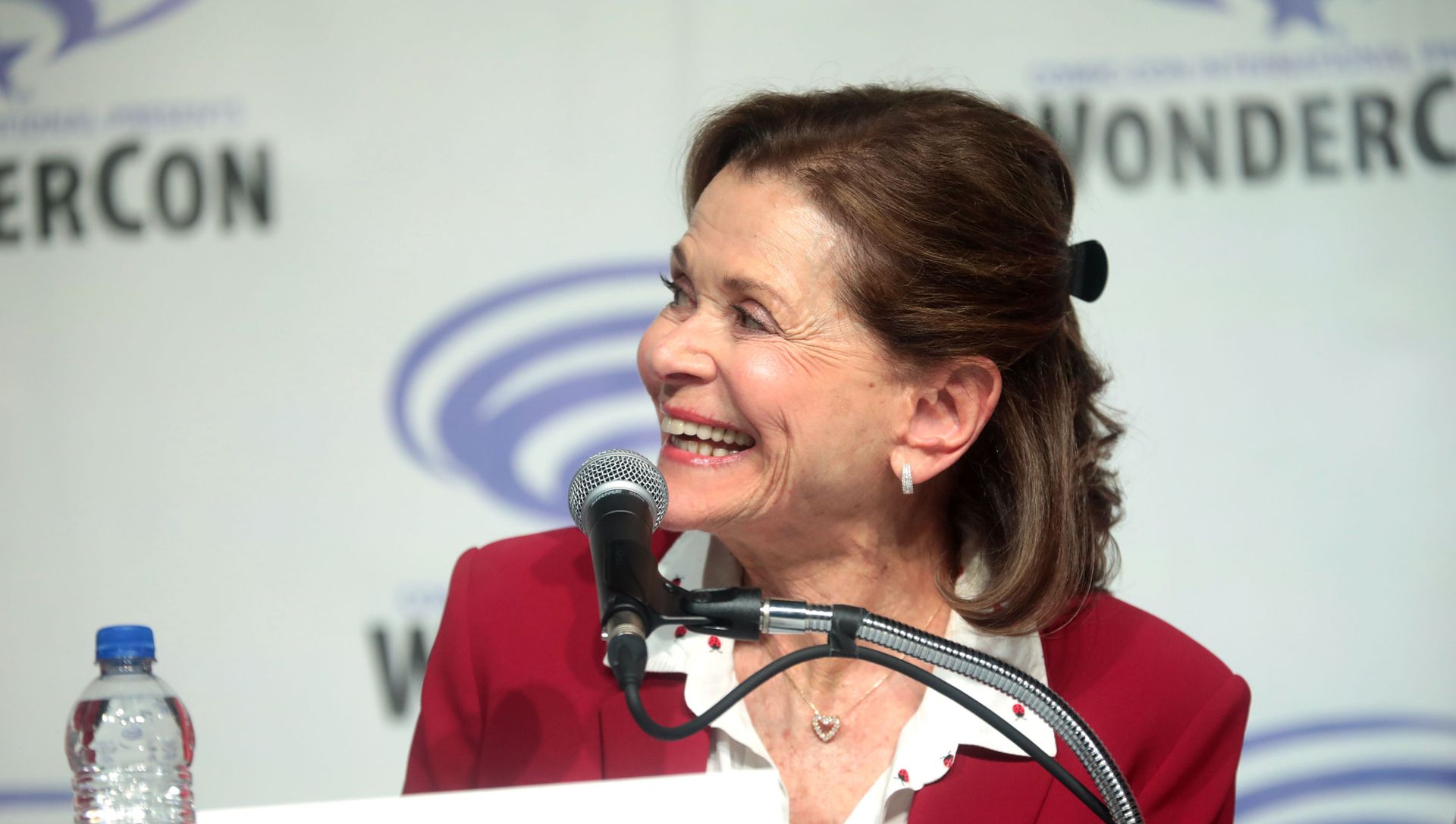 Jessica Walter speaking at the 2019 WonderCon, for Archer, at the Anaheim Convention Center in Anaheim, California. Jessica Walter speaking at the 2019 WonderCon, for Archer, at the Anaheim Convention Center in Anaheim, California. - Sputnik International, 1920, 25.03.2021