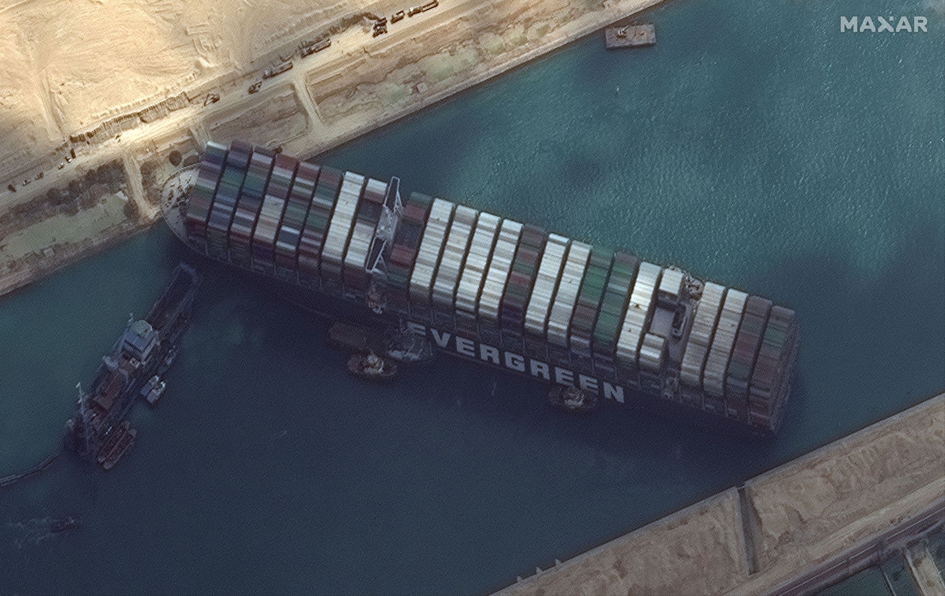 Total Costs of Suez Canal Blockade by Ever Given May Reach $1Bln, Channel's Administration Says Total Costs of Suez Canal Blockade by Ever Given May Reach $1Bln, Channel's Administration Says - Sputnik International, 1920, 31.03.2021