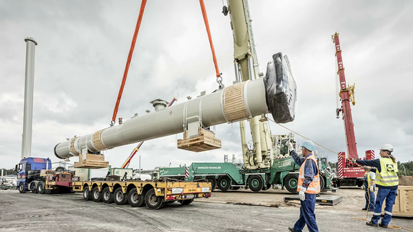 Work on Nord Stream 2 Pipeline. - Sputnik International