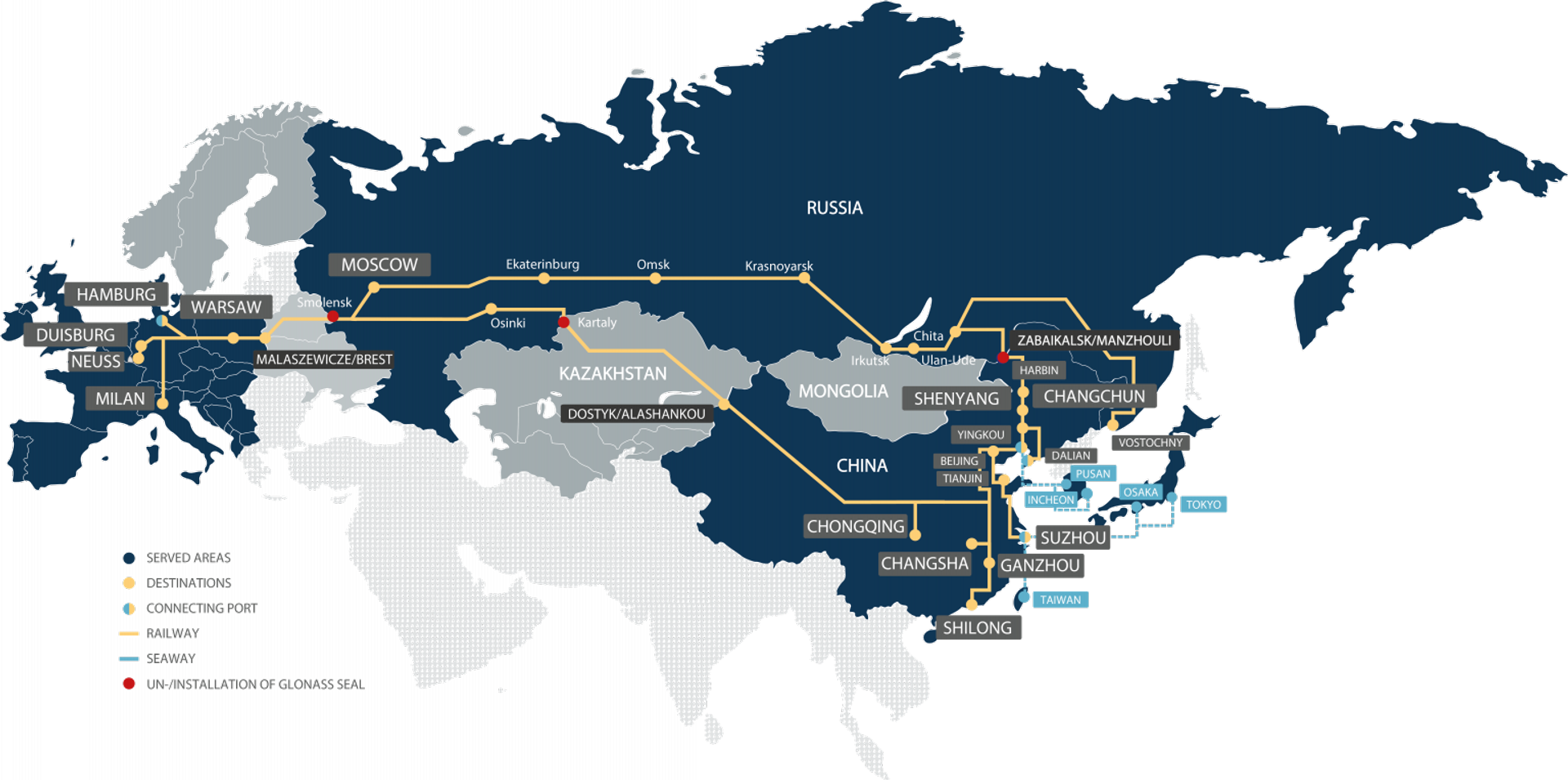 China Reportedly Doubled Freight Shipping to Europe Via Russia, Central Asia Before Suez Jam-up China Reportedly Doubled Freight Shipping to Europe Via Russia, Central Asia Before Suez Jam-up - Sputnik International, 1920, 28.03.2021