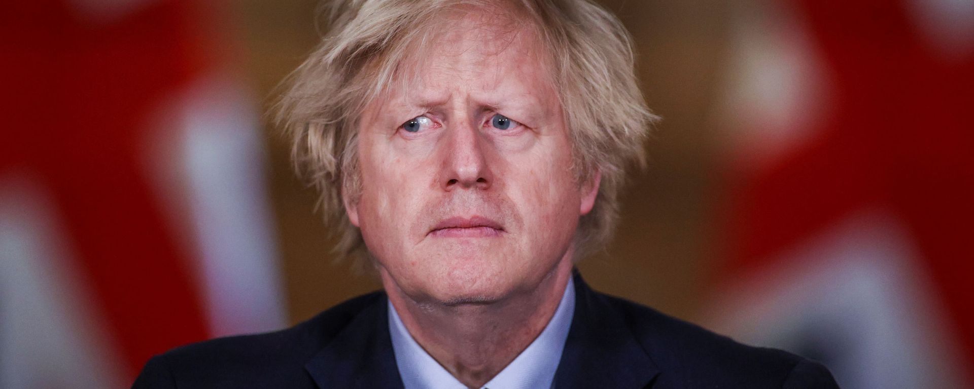 Britain's Prime Minister Boris Johnson holds a news conference at 10 Downing Street, on the day of reflection to mark the anniversary of Britain's first coronavirus disease (COVID-19) lockdown, in London, Britain 23 March 2021 Britain's Prime Minister Boris Johnson holds a news conference at 10 Downing Street, on the day of reflection to mark the anniversary of Britain's first coronavirus disease (COVID-19) lockdown, in London, Britain 23 March 2021 - Sputnik International, 1920, 28.03.2021