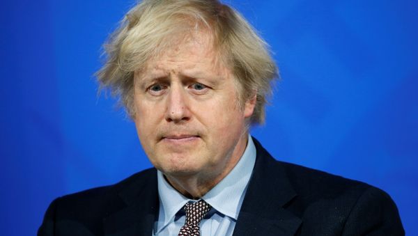 Britain's Prime Minister Boris Johnson holds a news conference on the coronavirus disease (COVID-19) pandemic, in London, Britain March 29, 2021 - Sputnik International
