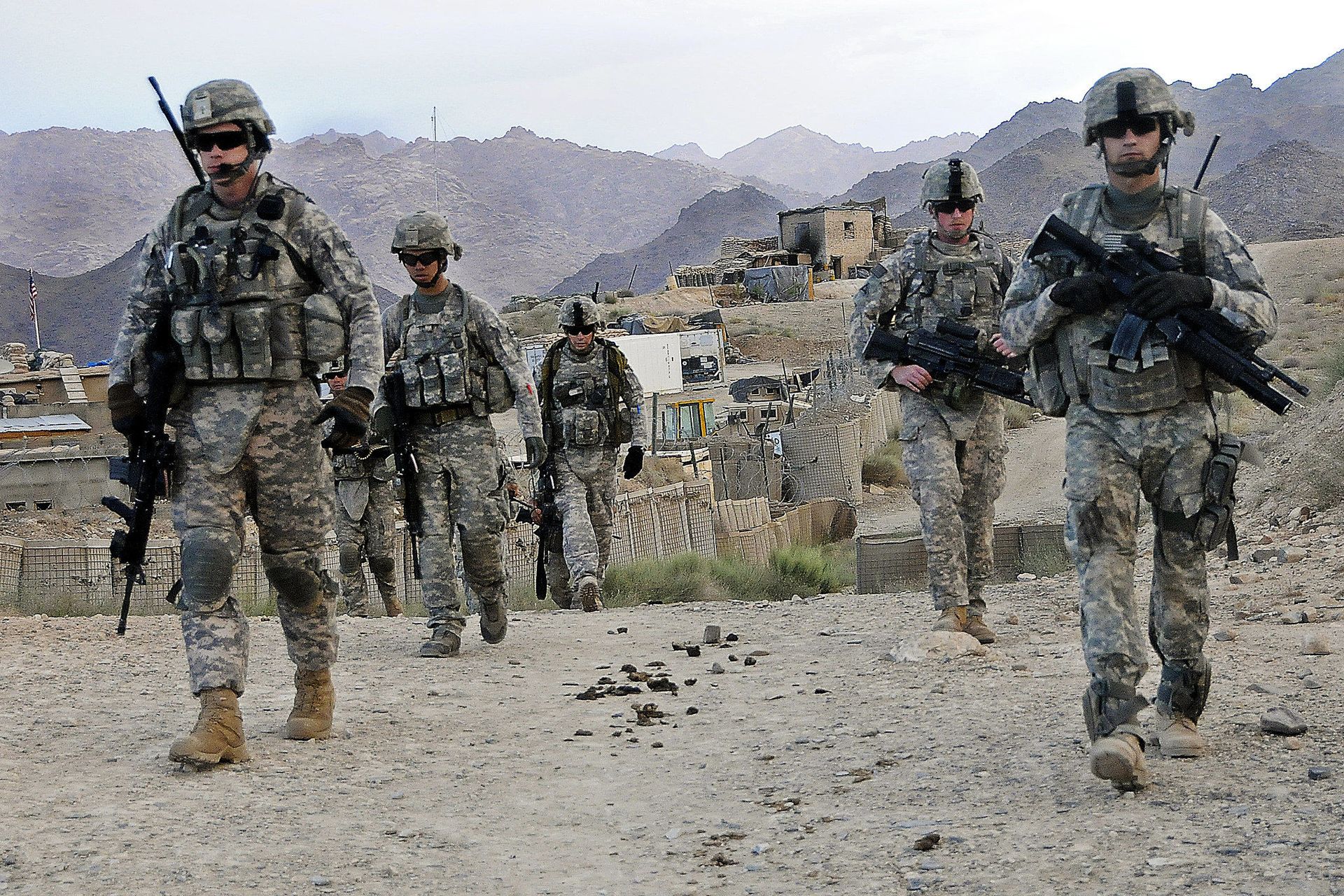 U.S. Soldiers depart Forward Operating Base Baylough, Afghanistan - Sputnik International, 1920, 23.12.2021