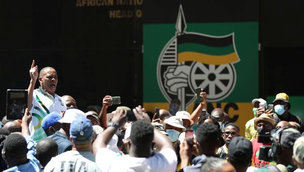 Students protest in Johannesburg - Sputnik International