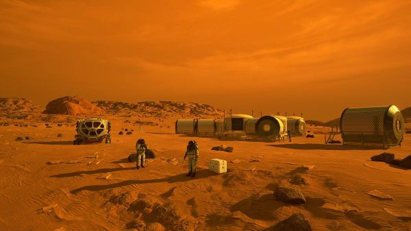 First Humans on Mars (Artist's Concept)  - Sputnik International