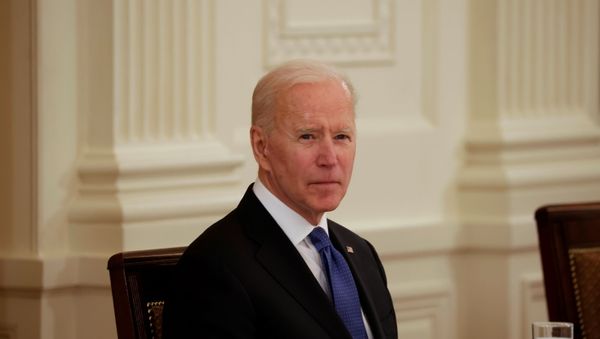 U.S. President Joe Biden holds first Cabinet meeting at the White House in Washington, U.S., April 1, 2021. - Sputnik International