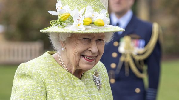 Britain's Queen Elizabeth II during a visit to the CWGC, the Commonwealth War Graves Commission Air Forces Memorial to attend a service to mark the Centenary of the Royal Australian Air Force, in Runnymede, England, Wednesday March 31, 2021.  - Sputnik International
