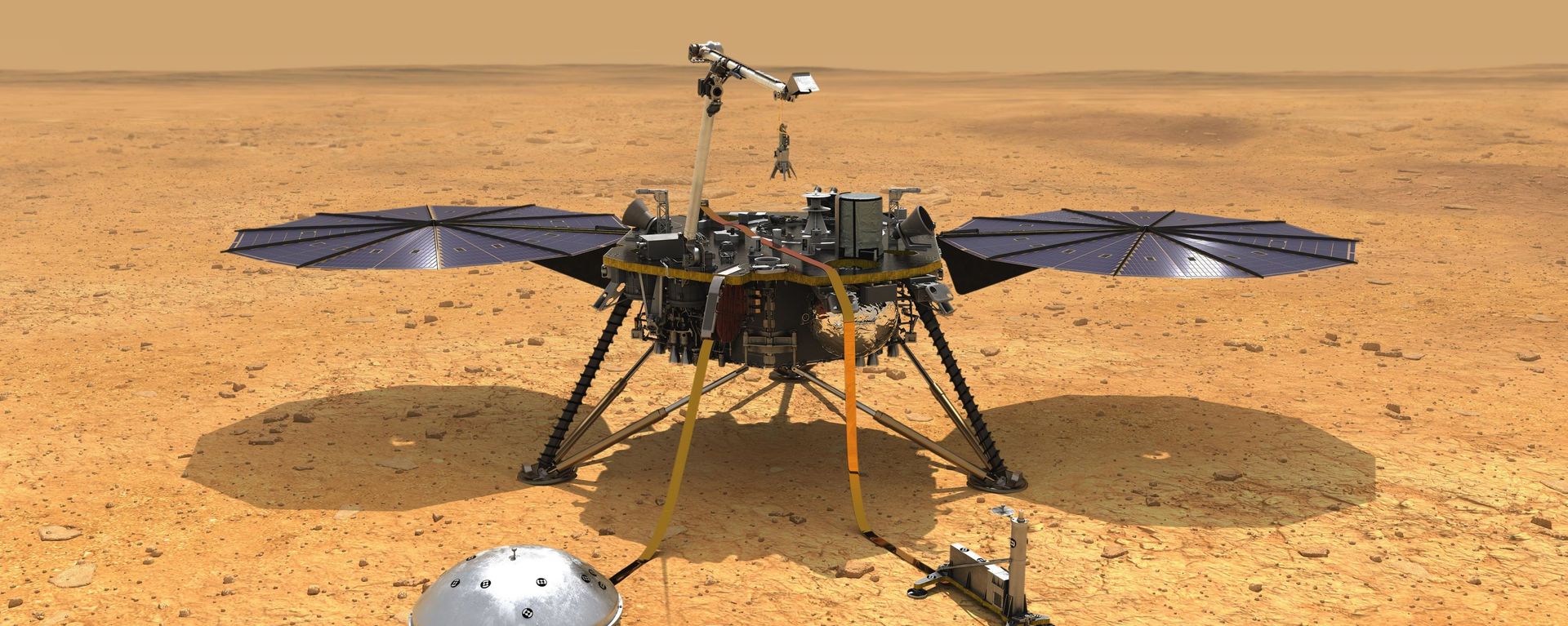 InSight on Mars (Illustration) InSight on Mars (Illustration) - Sputnik International, 1920, 28.06.2021