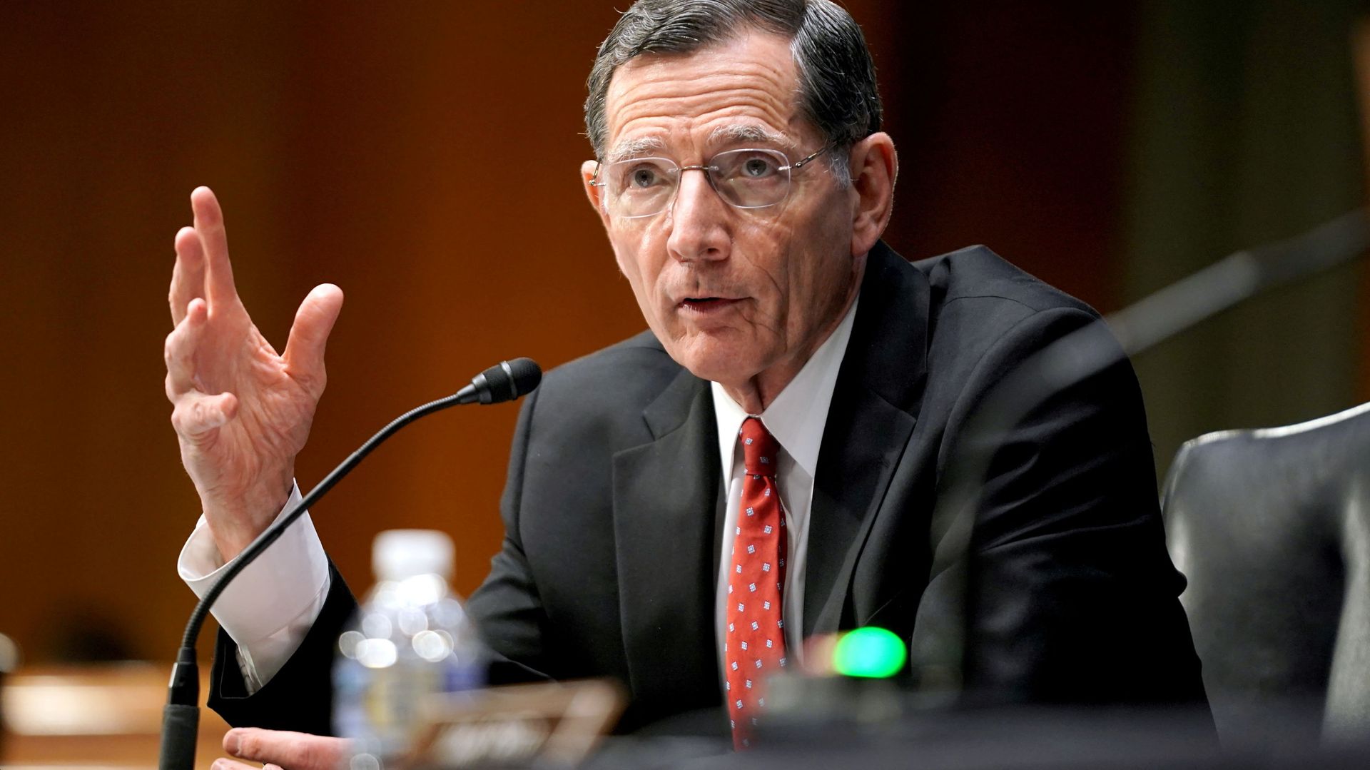 Sen. John Barrasso (R-Wyo.) questions    former U.S. Ambassador to the United Nations Samantha Power, who is President Joe Biden's choice to lead the U.S. Agency for International Development, at a confirmation hearing before the Senate Foreign Relations Committee in Washington, DC, U.S., March 23, 2021.  - Sputnik International, 1920, 29.11.2021