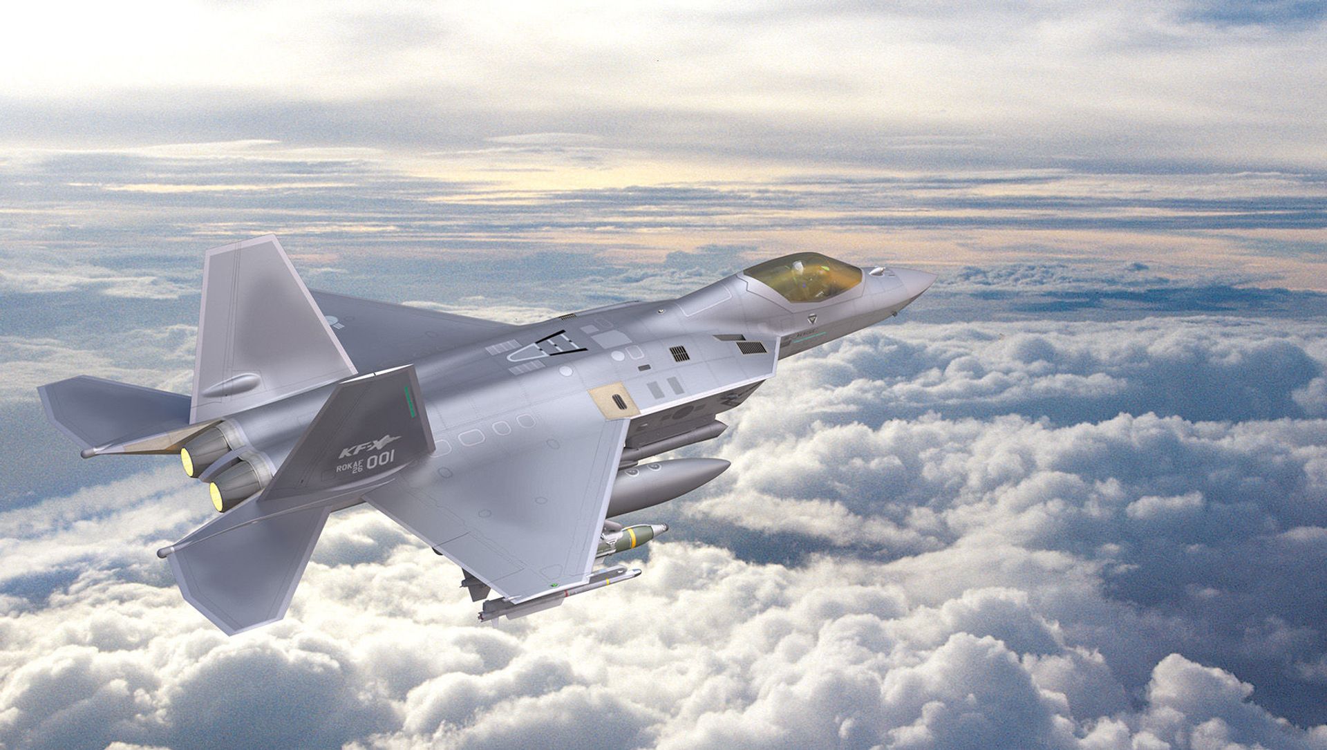 Concept art of the Korea Fighter-eXperimental (KF-X) fighter jet being built by South Korea's Korea Aerospace Industries in partnership with Indonesia Concept art of the Korea Fighter-eXperimental (KF-X) fighter jet being built by South Korea's Korea Aerospace Industries in partnership with Indonesia - Sputnik International, 1920, 06.04.2021