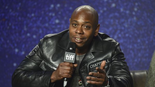 Dave Chappelle speaks at the press conference for A Star Is Born on day 4 of the Toronto International Film Festival at the TIFF Bell Lightbox on Sunday, Sept. 9, 2018, in Toronto.  - Sputnik International