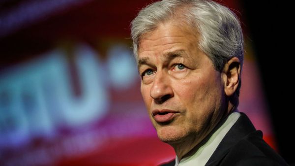  JPMorgan Chase CEO Jamie Dimon speaks at the North America's Building Trades Unions (NABTU) 2019 legislative conference in Washington, U.S., April 9, 2019 - Sputnik International