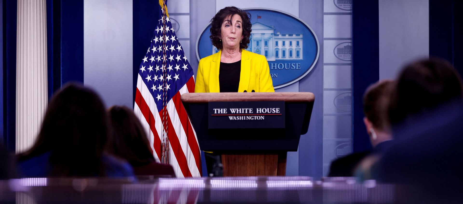 White House Coordinator for the Southern Border Ambassador Roberta Jacobson delivers remarks during a daily press briefing hosted by Press Secretary Jen Psaki at the White House in Washington, U.S., March 10, 2021 White House Coordinator for the Southern Border Ambassador Roberta Jacobson delivers remarks during a daily press briefing hosted by Press Secretary Jen Psaki at the White House in Washington, U.S., March 10, 2021 - Sputnik International, 1920, 10.04.2021