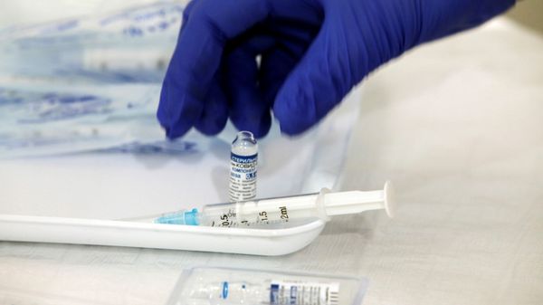 A nurse prepares a dose of Russia's Sputnik V coronavirus disease (COVID-19) vaccine at a sport centre, as the country starts mass inoculation campaign with the Russian vaccine donated by Serbia, in Skopje, North Macedonia April 5, 2021. - Sputnik International
