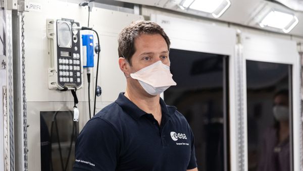 This handout picture taken on June 23, 2020, and obtained on July 27, 2020, from NASA shows SpaceX Crew-2 ESA astronaut Thomas Pesquet during Emergency Vehicle Familiarization in Houston, Texas,, ahead of the International Space Station (ISS) mission Alpha planned for the Spring of 2021.  - Sputnik International