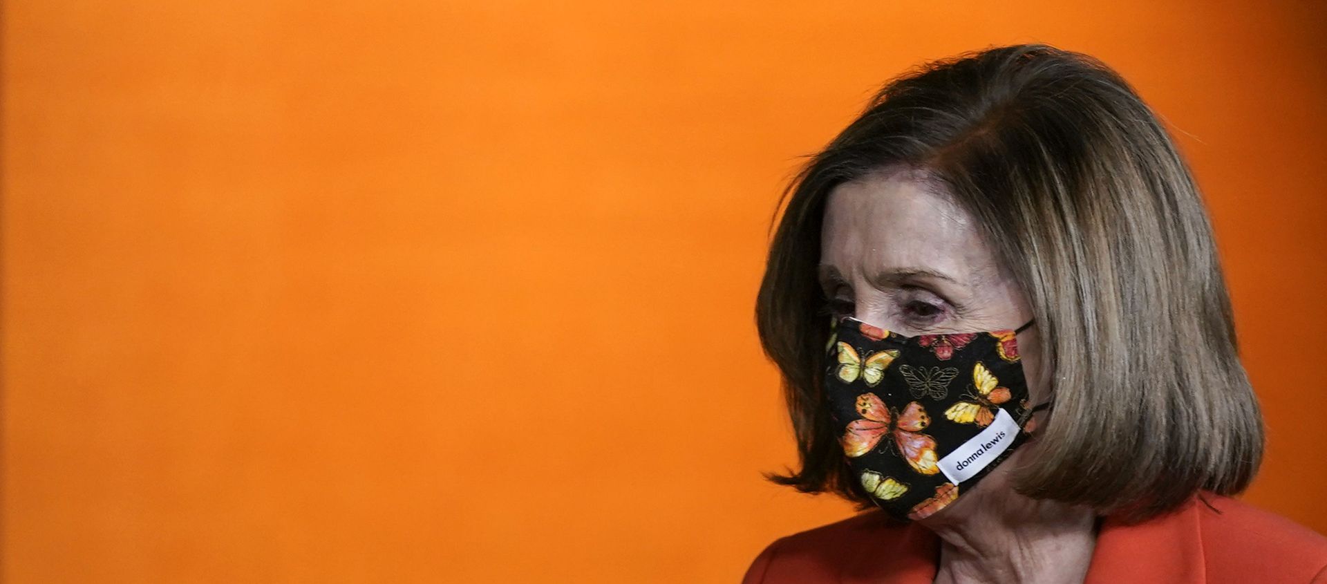 House Speaker Nancy Pelosi of Calif., walks to a lectern to answer a reporter's question during a news conference before participating in the House Democratic Issues Conference on Capitol Hill in Washington, Tuesday, March 2, 2021 - Sputnik International, 1920, 18.05.2021