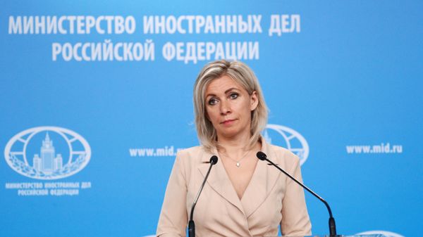 Russian Foreign Ministry spokeswoman Maria Zakharova during a briefing in Moscow. - Sputnik International