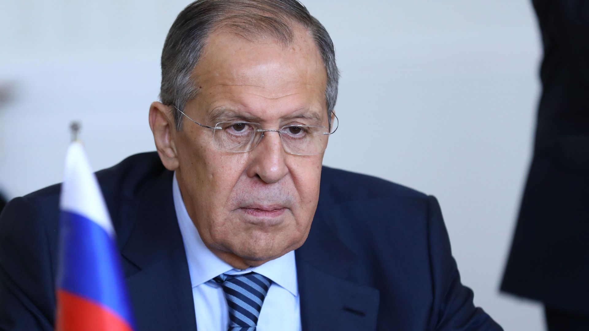 Russian Foreign Minister Sergei Lavrov during a meeting with Iranian Foreign Minister Mohammad Javad Zarif in Tehran. Russian Foreign Minister Sergei Lavrov during a meeting with Iranian Foreign Minister Mohammad Javad Zarif in Tehran. - Sputnik International, 1920, 27.04.2021