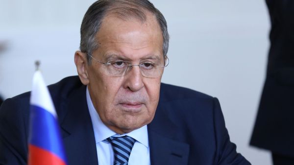 Russian Foreign Minister Sergei Lavrov during a meeting with Iranian Foreign Minister Mohammad Javad Zarif in Tehran. - Sputnik International