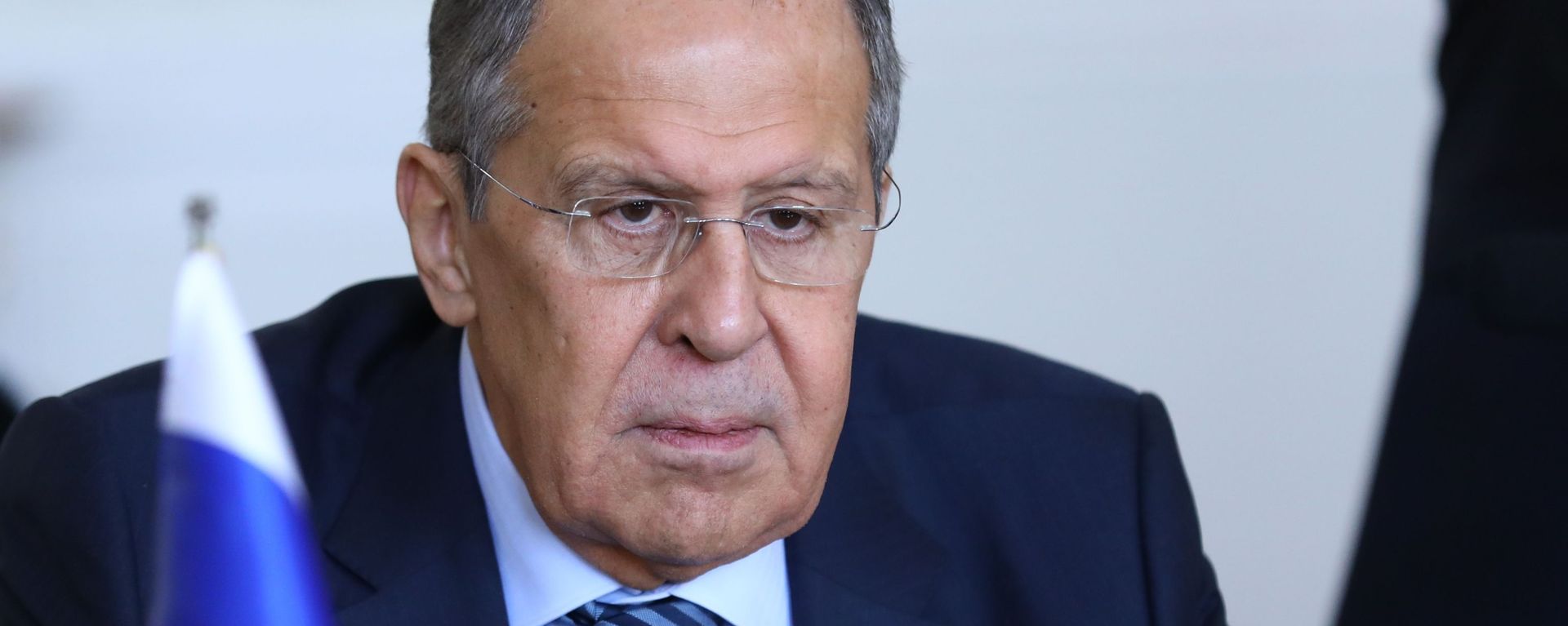 Russian Foreign Minister Sergei Lavrov during a meeting with Iranian Foreign Minister Mohammad Javad Zarif in Tehran. Russian Foreign Minister Sergei Lavrov during a meeting with Iranian Foreign Minister Mohammad Javad Zarif in Tehran. - Sputnik International, 1920, 27.04.2021