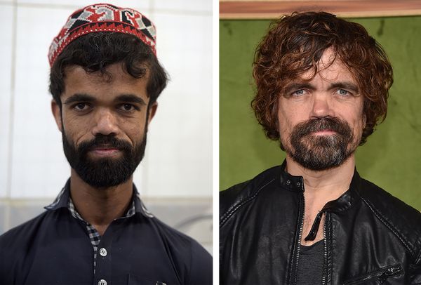 This photo combination created on March 14, 2019 shows (L) Pakistani waiter Rozi Khan posing for a photograph at Dilbar Hotel in Rawalpindi on February 22, (R) US actor Peter Dinklage at the HBO premiere of My Dinner With Herve at the Paramount Studios in Los Angeles on October 4, 2018. - Sputnik International
