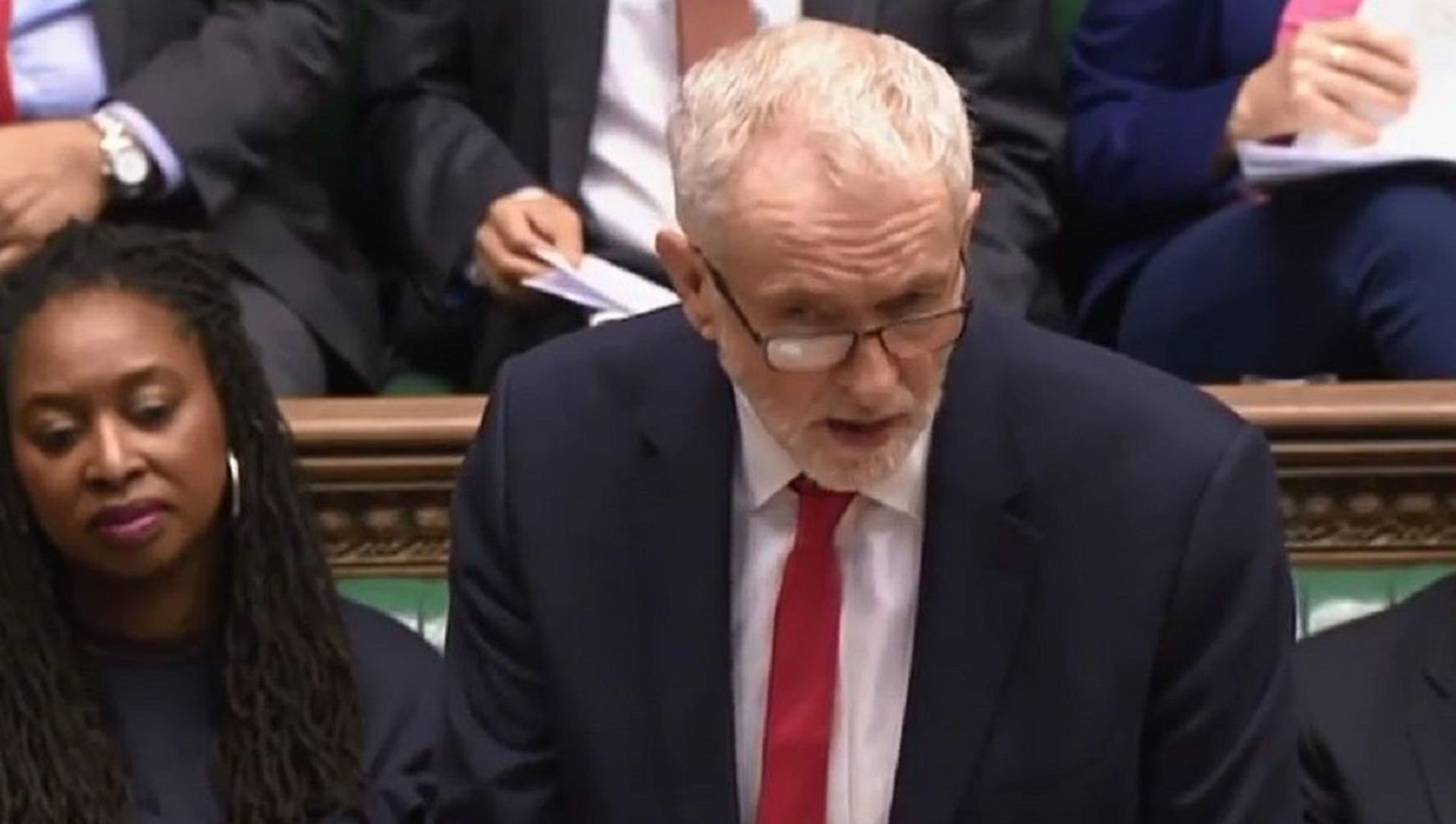 Jeremy Corbyn at the House of Commons During prime minister's questions, 12 February 2020 Jeremy Corbyn at the House of Commons During prime minister's questions, 12 February 2020 - Sputnik International, 1920, 22.04.2021