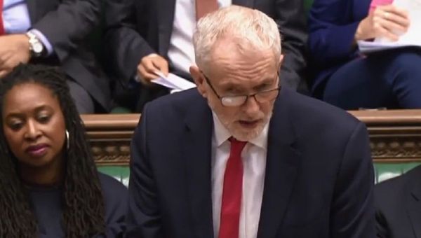 Jeremy Corbyn at the House of Commons During prime minister's questions, 12 February 2020 - Sputnik International