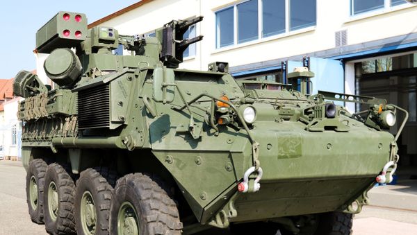 The 5th Battalion, 4th Air Defense Artillery Regiment (5-4 ADA), 10th Army Air and Missile Defense Command, is the first unit in the Army to receive the Mobile Short Range Air Defense (M-SHORAD) system. The M-SHORAD integrates existing guns, missiles, rockets and sensors onto a Stryker A1 vehicle. The system is designed to defend maneuvering forces against unmanned aircraft systems, rotary-wing and residual fixed-wing threats. - Sputnik International