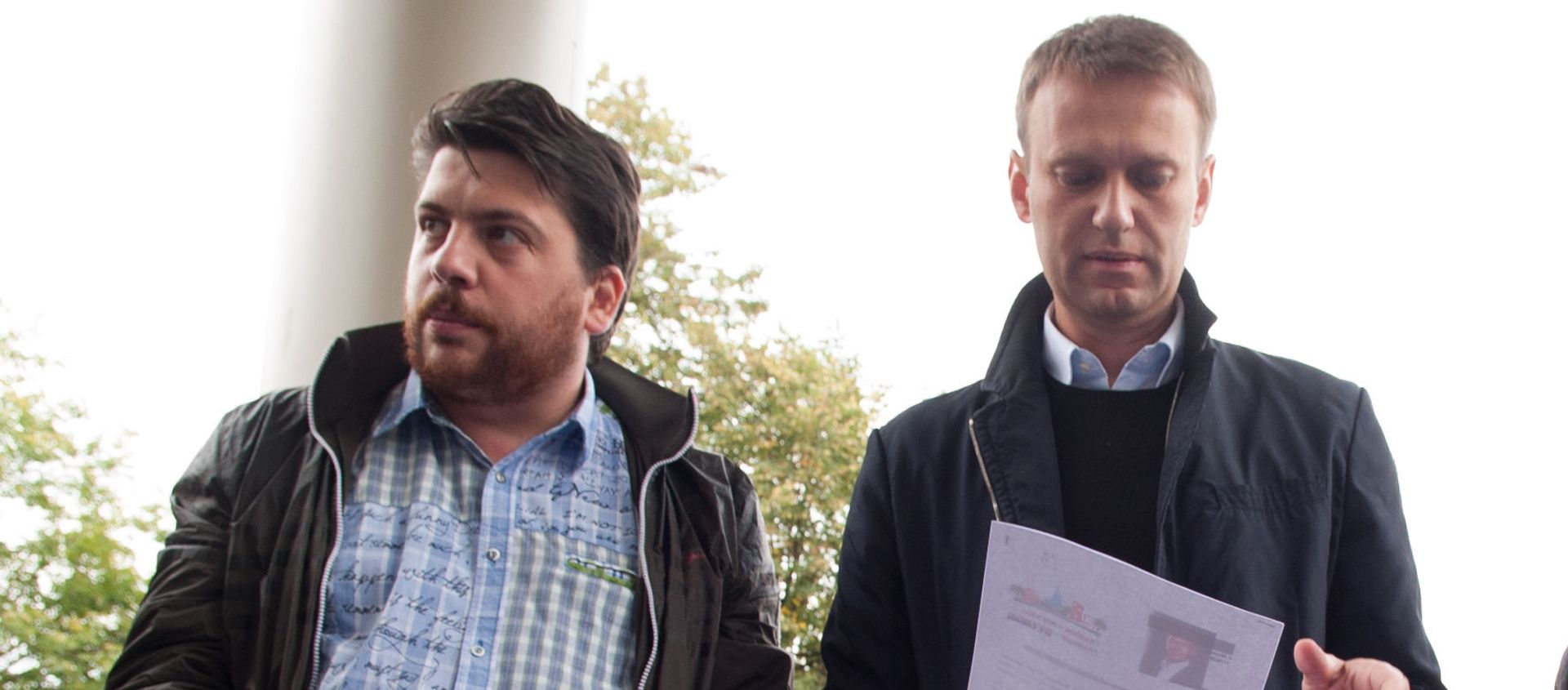 Russian opposition figure Alexey Navalny and his Chief of Staff Leonid Volkov  - Sputnik International, 1920, 24.04.2021