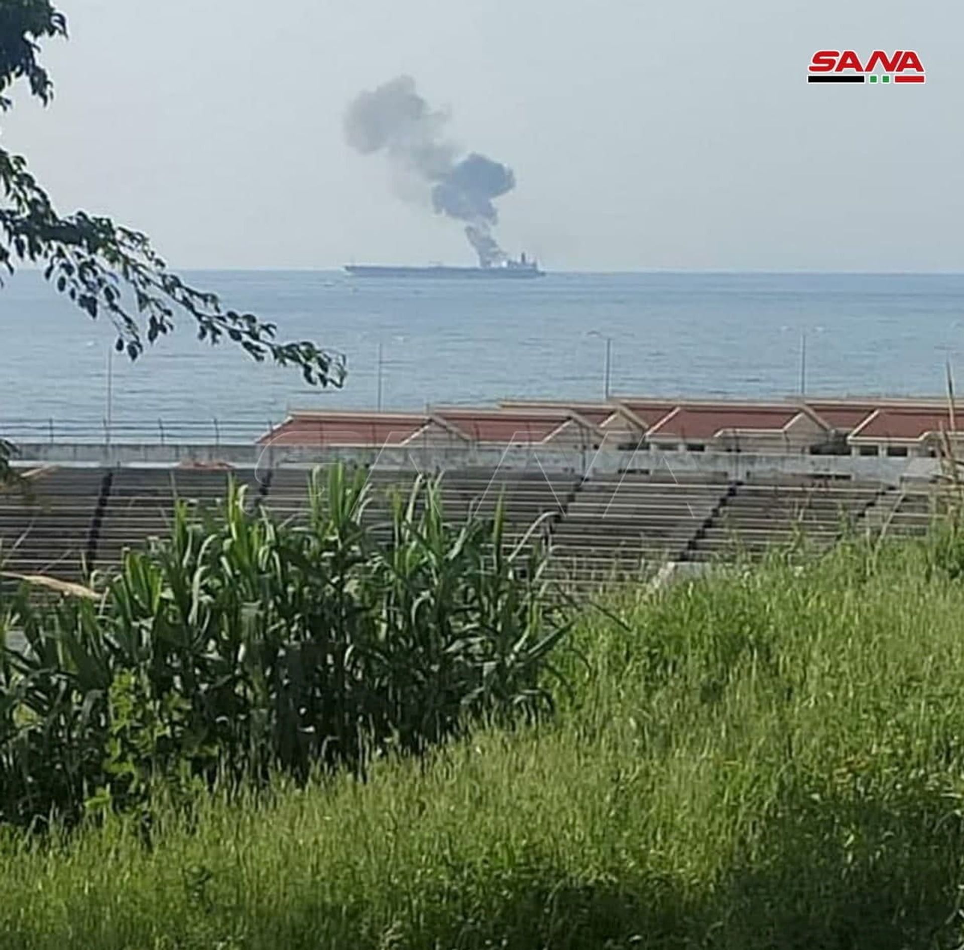 Explosion Reported On Board Oil Tanker Off Syria Explosion Reported On Board Oil Tanker Off Syria - Sputnik International, 1920, 09.05.2021