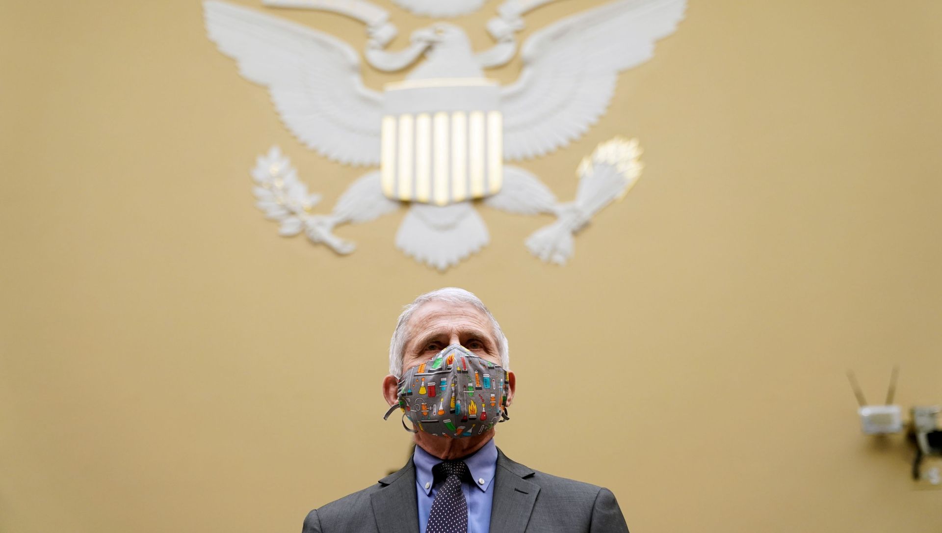 Dr. Anthony Fauci arrives to testify before the House Oversight Select Subcommittee on the Coronavirus Crisis on the Capitol Hill in Washington, U.S., April 15, 2021. Dr. Anthony Fauci arrives to testify before the House Oversight Select Subcommittee on the Coronavirus Crisis on the Capitol Hill in Washington, U.S., April 15, 2021. - Sputnik International, 1920, 26.04.2021