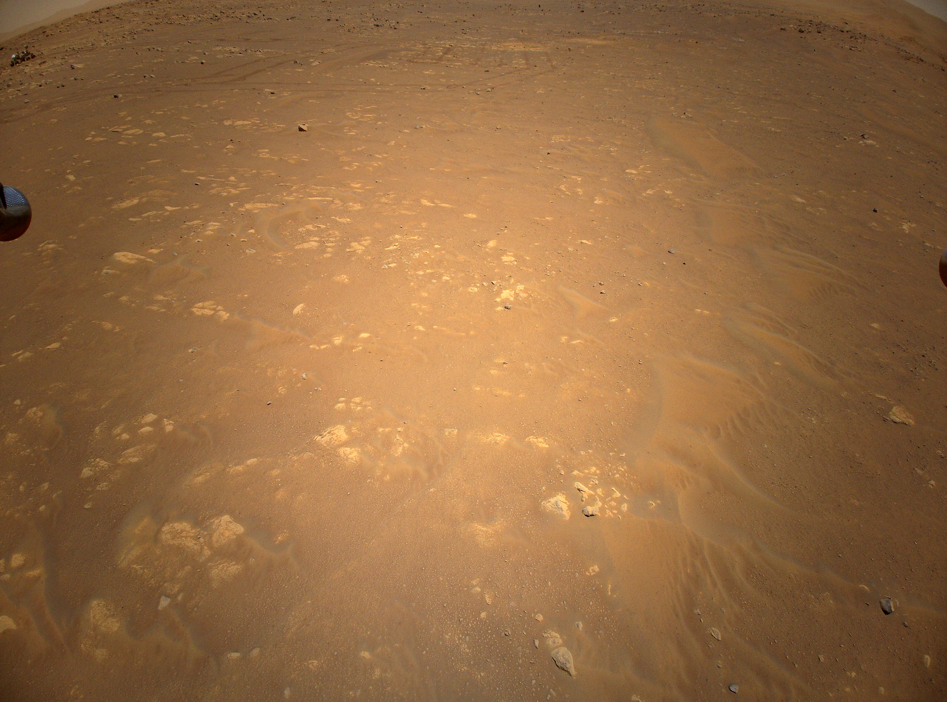 Mars Chopper Ingenuity Snaps Aerial Image of Perseverance Rover Roaming Red Planet - Sputnik International, 1920, 29.04.2021