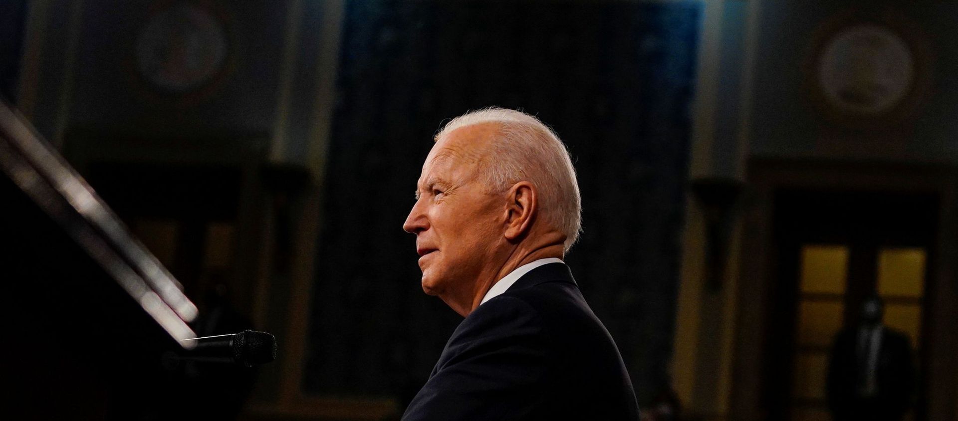 President Joe Biden addresses a joint session of Congress in Washington, U.S., April 28, 2021. President Joe Biden addresses a joint session of Congress in Washington, U.S., April 28, 2021. - Sputnik International, 1920, 29.04.2021